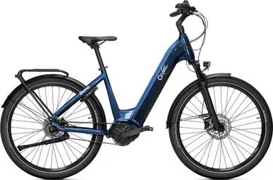 Bicicleta Urbana Eléctrica O2feel Duma 7.2 Shimano Nexus 5V Courroie 730 Wh 27.5'' Azul Deep