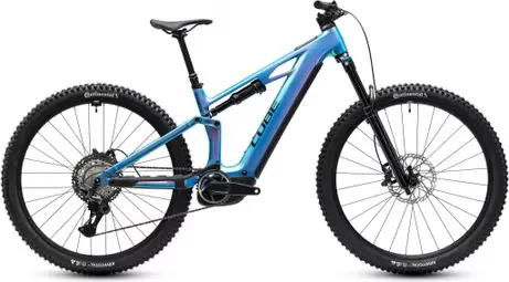 BTT Eléctrica Doble Suspensión Cube Stereo Hybrid One44 HPC SLX 800 Shimano 12V 800 Wh Bosch 120 Nm 29'' Azul Dream 2027